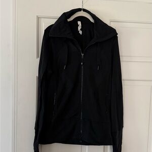 lululemon athletica Black Jacket with hood Size 8